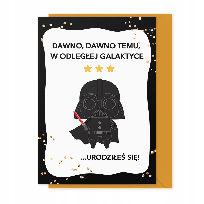 

Kartka urodzinowa Star'y Wars Dla Fana Epopei