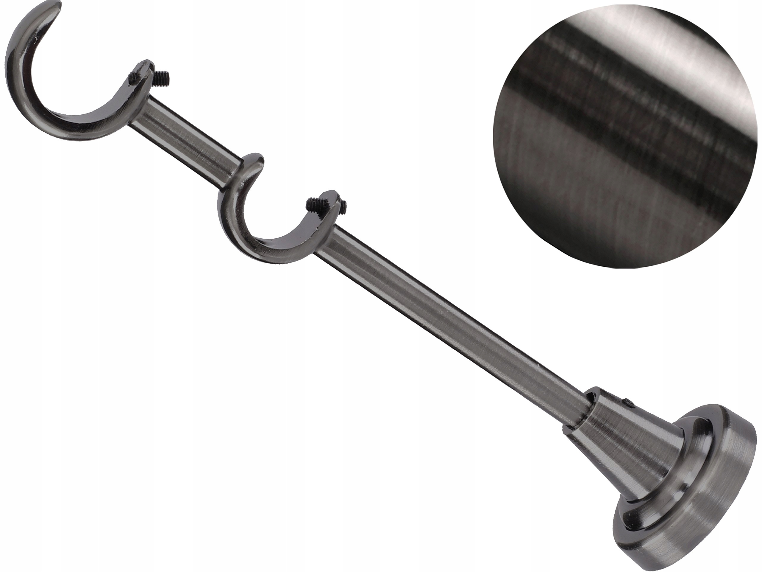 

25+19mm Wspornik Podwójny Metal Exclusive Antracyt