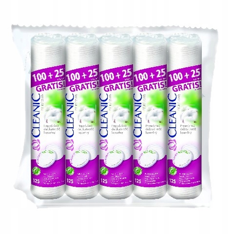 

Cleanic Płatki kosmetyczne Pure Effect Okrągłe 5 x