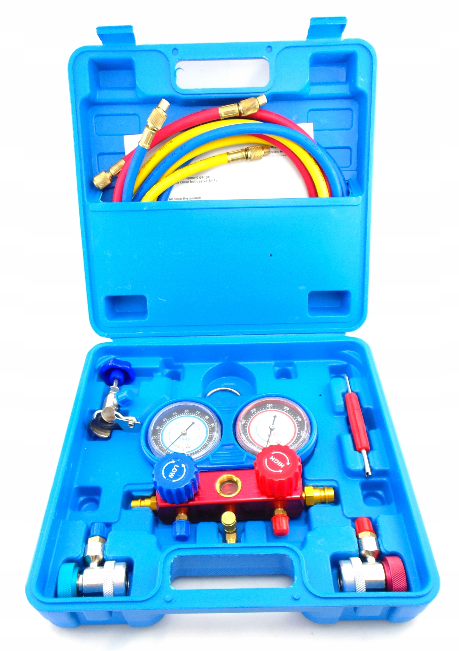 MIERNIK TESTER KLIMATYZACJI MANOMETRY LAMPA UV Producent code G02670 MGS01049