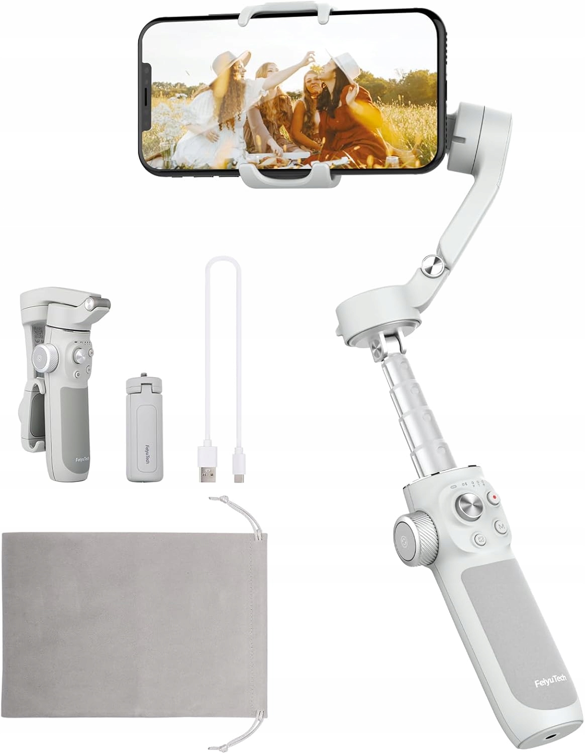 Držák Stativu Stabilizátor Obrazu Gimbal Selfie Tyč Feiyutech Vlog Pro