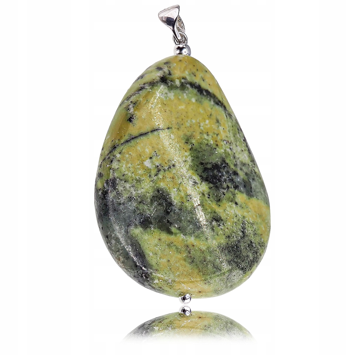 Tyrkys Žlutý Krásný Přívěsek Stříbro