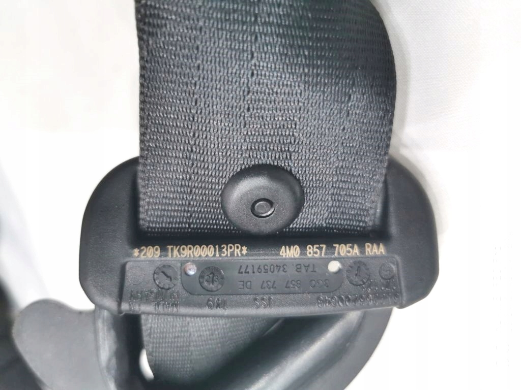 Audi Q7 4M0 Передний и Задний ремень безопасности доводчик европа 4M0857705A