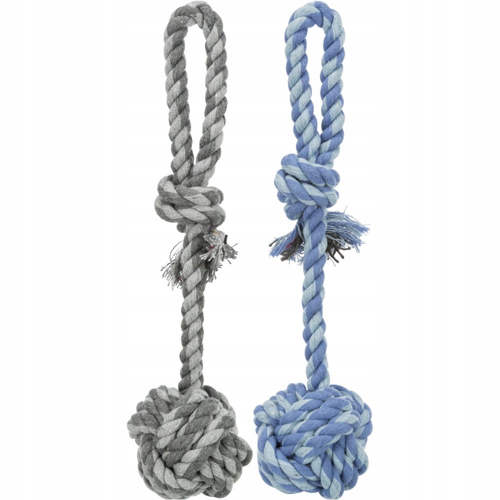 

Gryzak Bawełniany Sznur Z Piłką Szarpak Psa 30cm