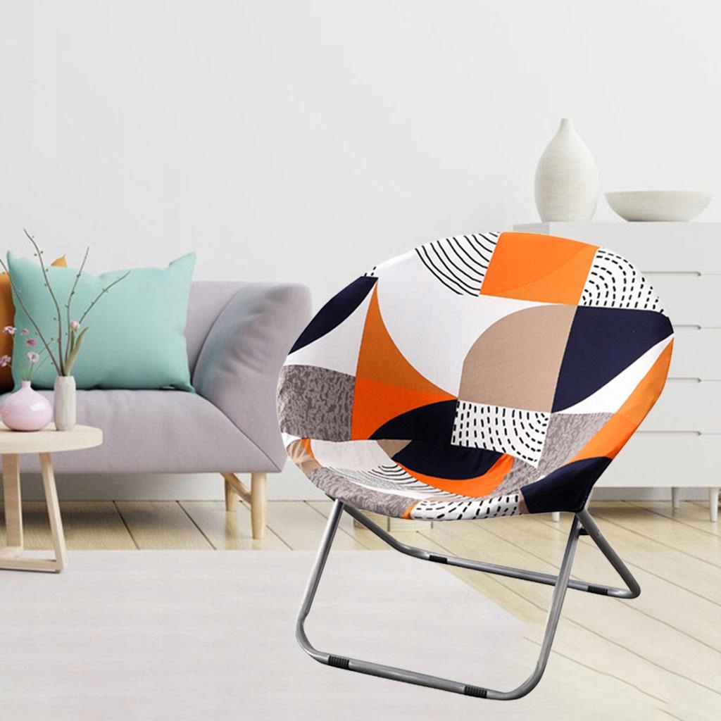 Okrągły pokrowiec na krzesło ze spodkiem, Marka bez marki