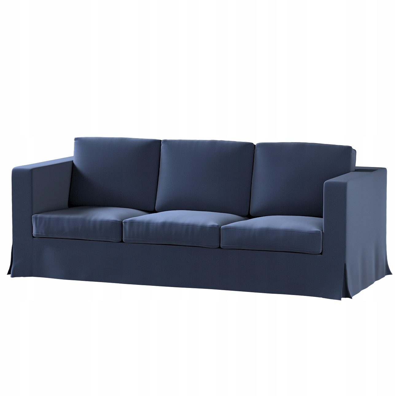 Poťah na 3-miestnu pohovku Karlanda, nerozkladacia, Ikea, modrý