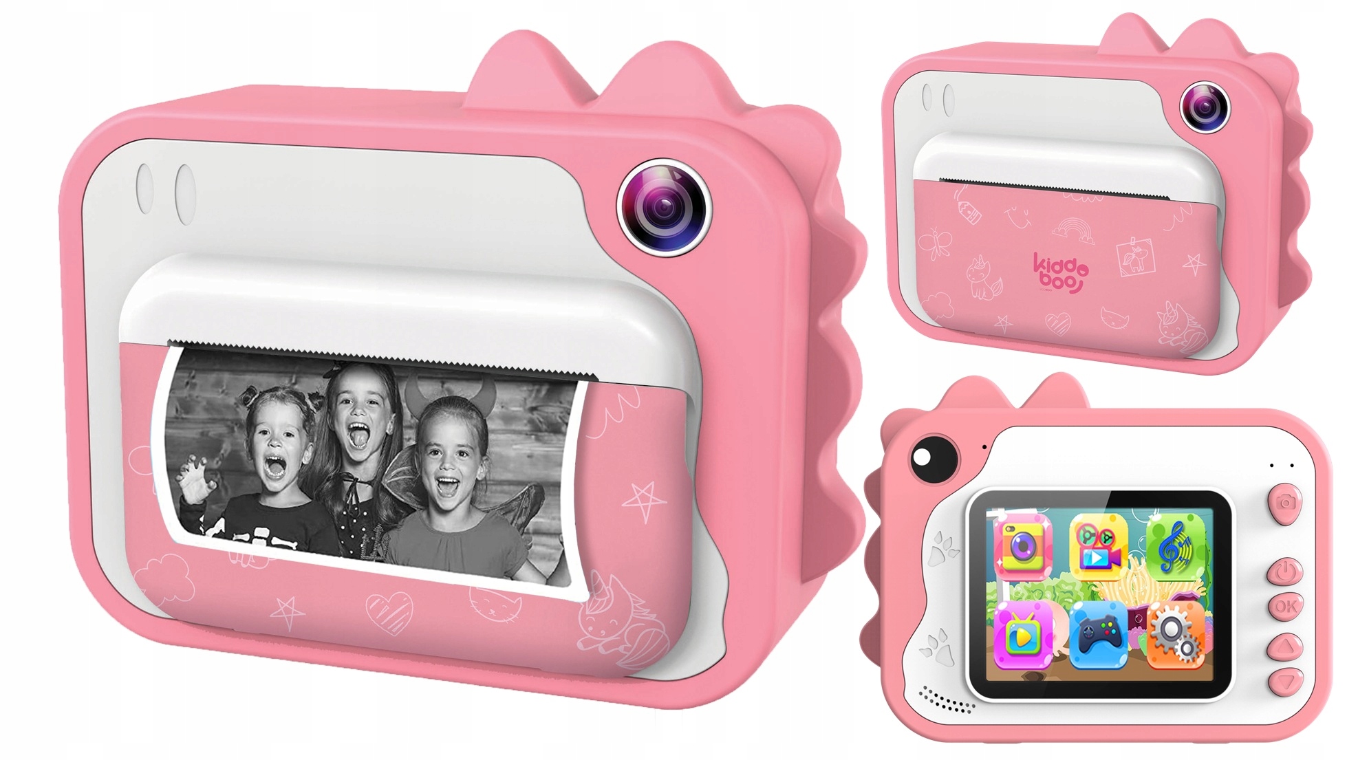 Instantní digitální fotoaparát 20MP Kamera 1080p MP3 Tiskárna Tisk Fotografií