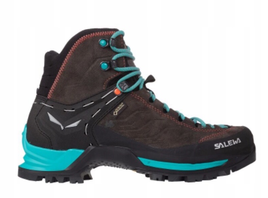 Dámské trekové boty z goretexu Salewa Mtn trainer mid-green 37