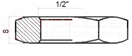 NAKRĘTKA WĄSKA KONTRUJĄCA G1/2" HYDROLIDER Producent części Hydrolider
