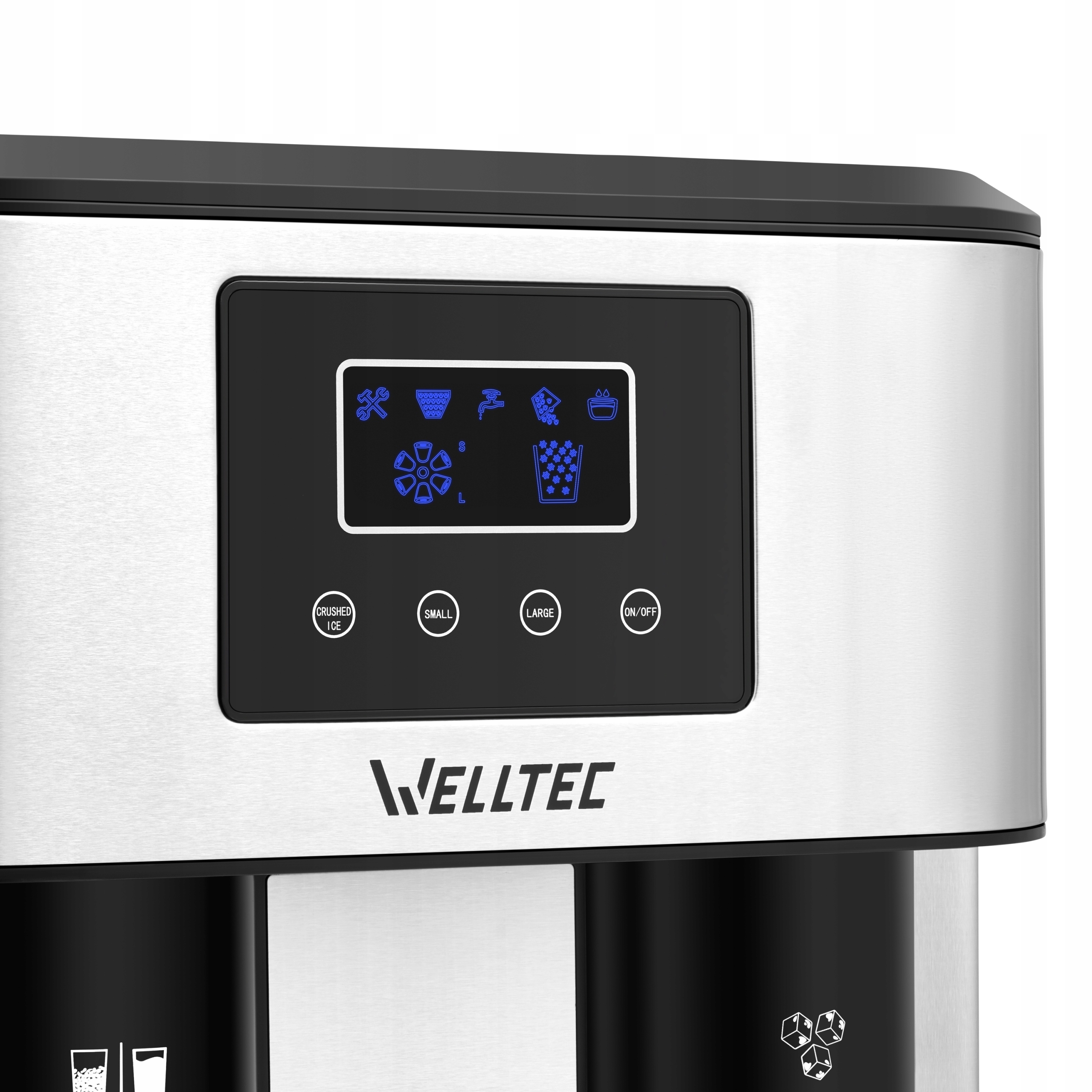 WELLTEC ICE15 - KOSTKARKA DO LODU Moc 380 W