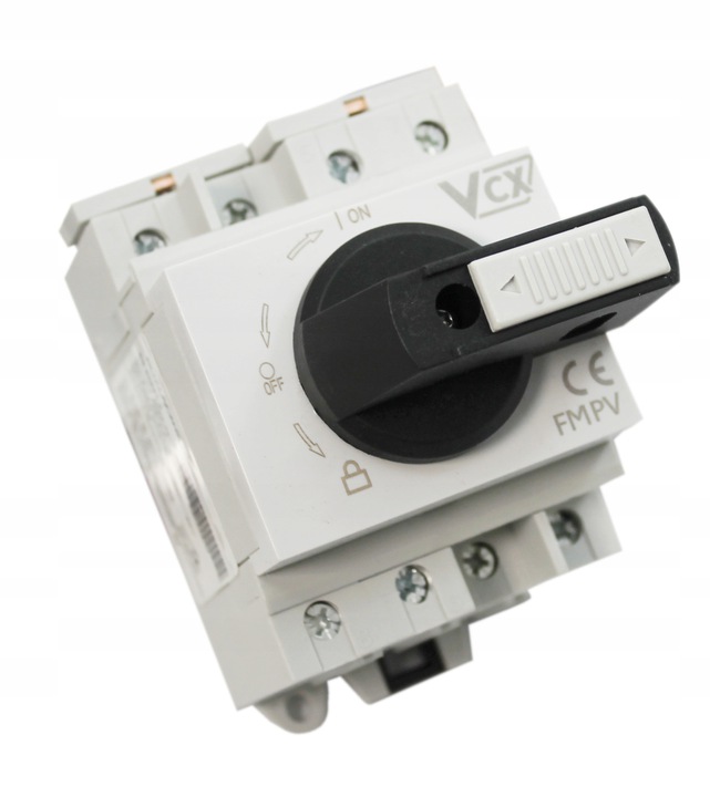 

Rozłącznik Izolacyjny Obrotowy 32A DC 4P 1200V VCX