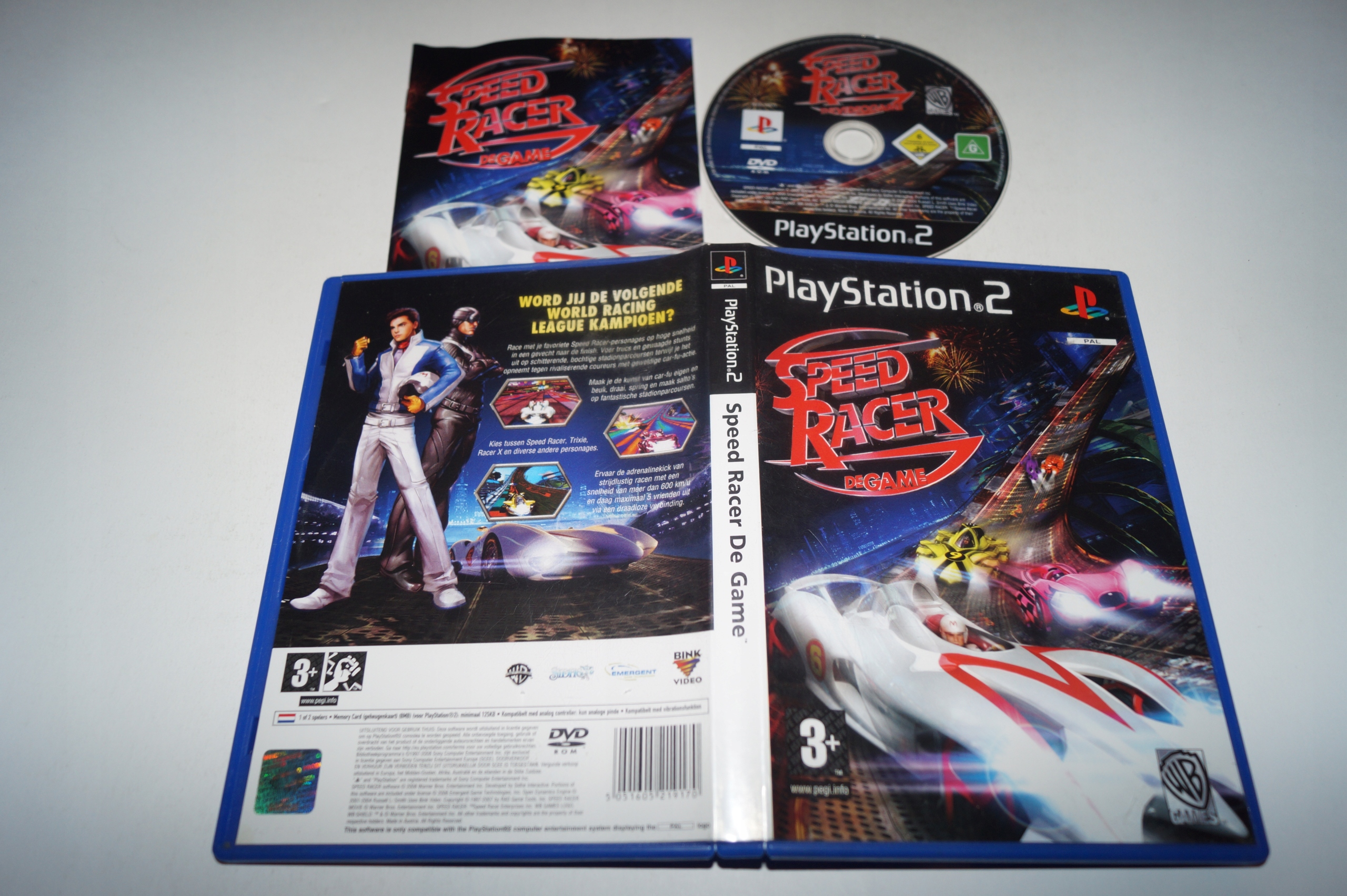 GRA NA PS2 SPEED RACER Sony PlayStation 2 (PS2) Tematyka wyścigi