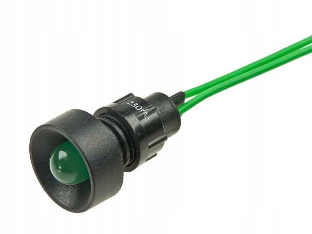 

Lampka kontrolka Led 230V Ac/dc 10mm zielona Klp