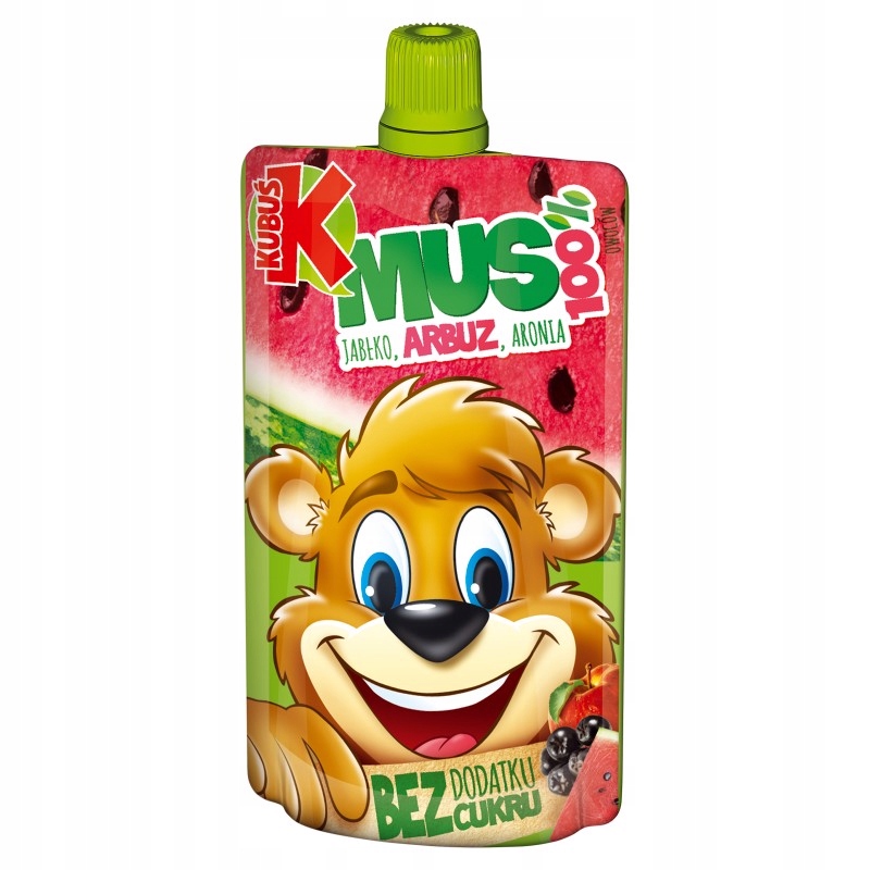 Tymbark Mus 100% jabłko arbuz aronia 100 g