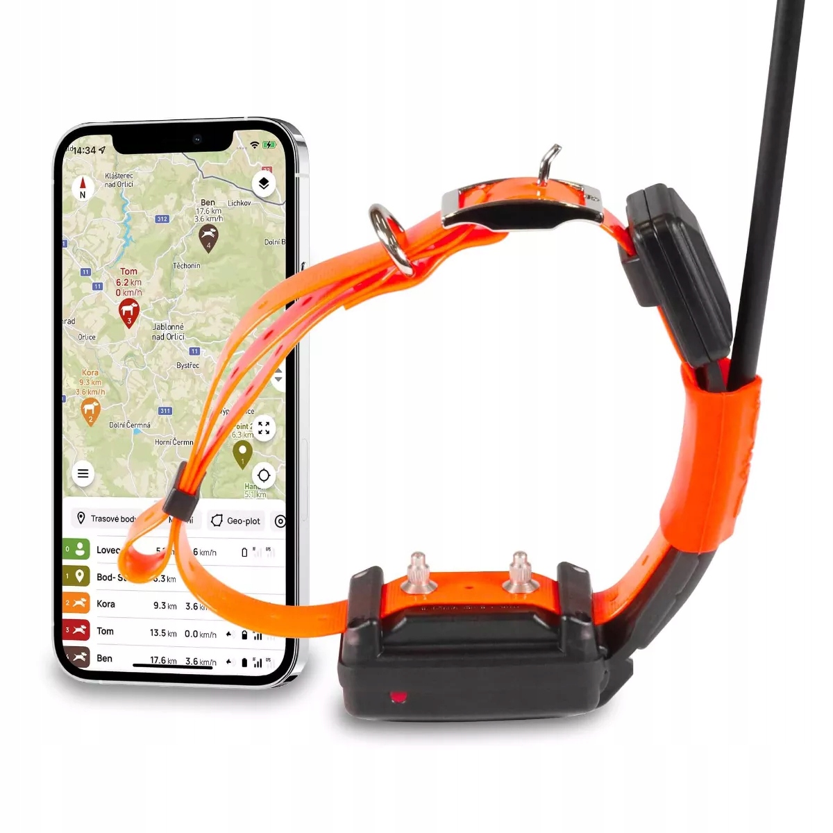 Levně Přídavný obojek Dogtrace Dog Gps X30T
