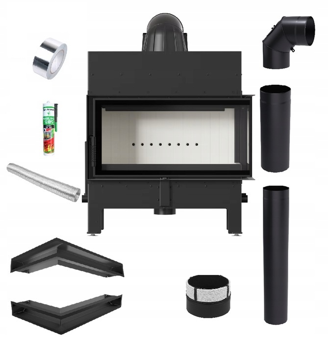 Komínová Vložka Ocelová Floki L Pravá 12 kW Eko Set