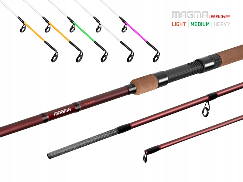 Feederový prut Delphin Magma LEGEND4RY Light 360 cm/90 g/3 balení