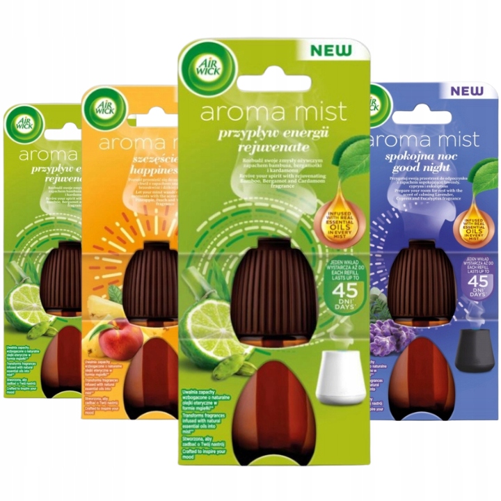 Air Wick Essential Mist MIX Szczęście 20ml x4