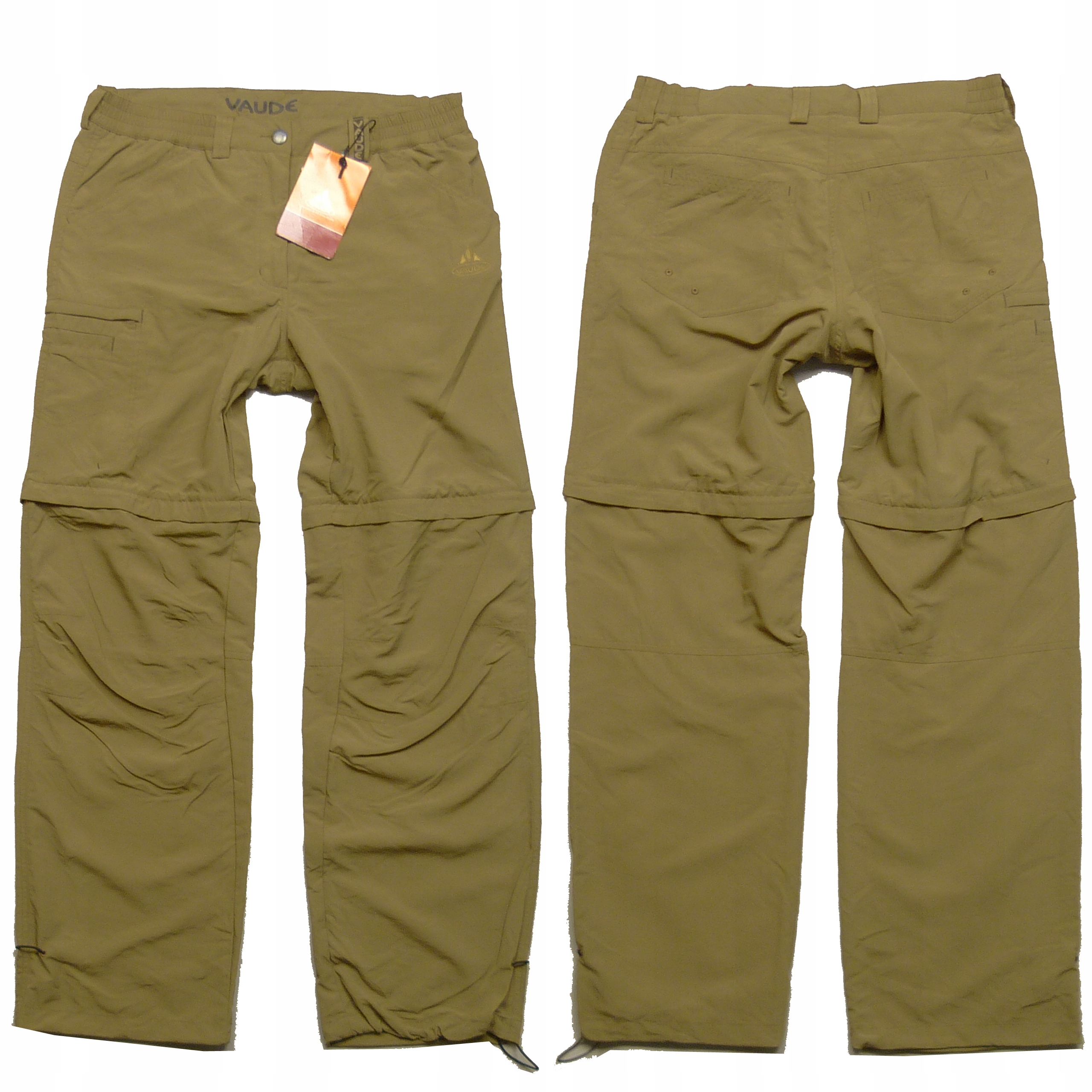 Vaude damskie nowe spodnie spodenki turystyczne 2w1 rozm. 42