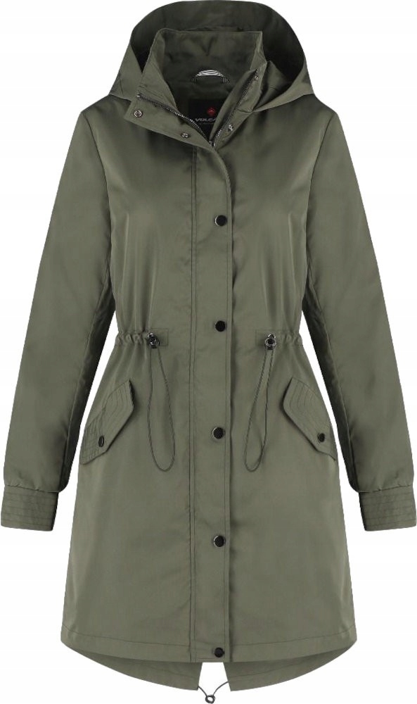 Dámský Přechodový Kabát khaki Parka Volcano J-lou XXL
