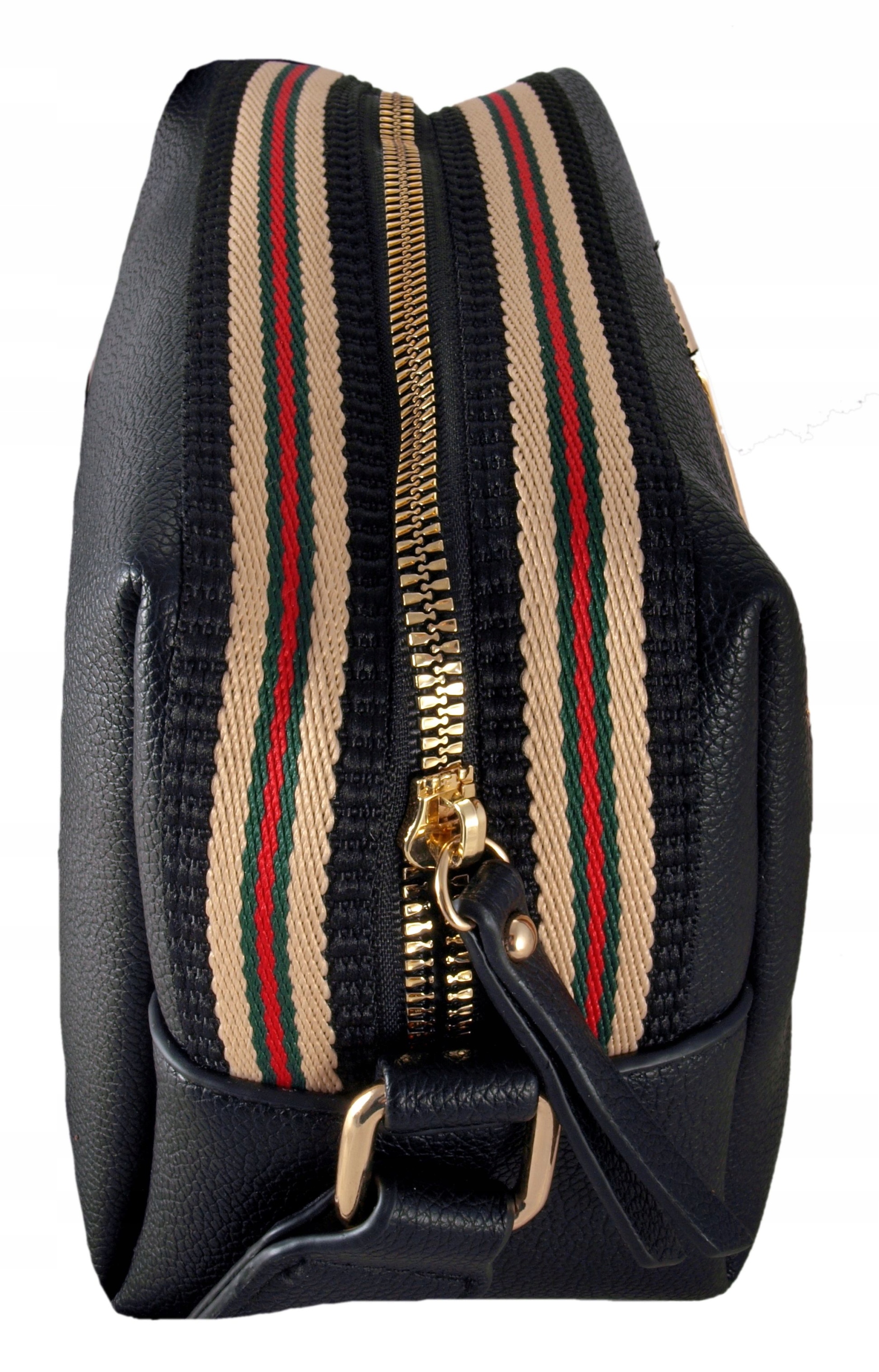 Monnari Torebka Listonoszka Czarna z zawieszką Kolor czarny