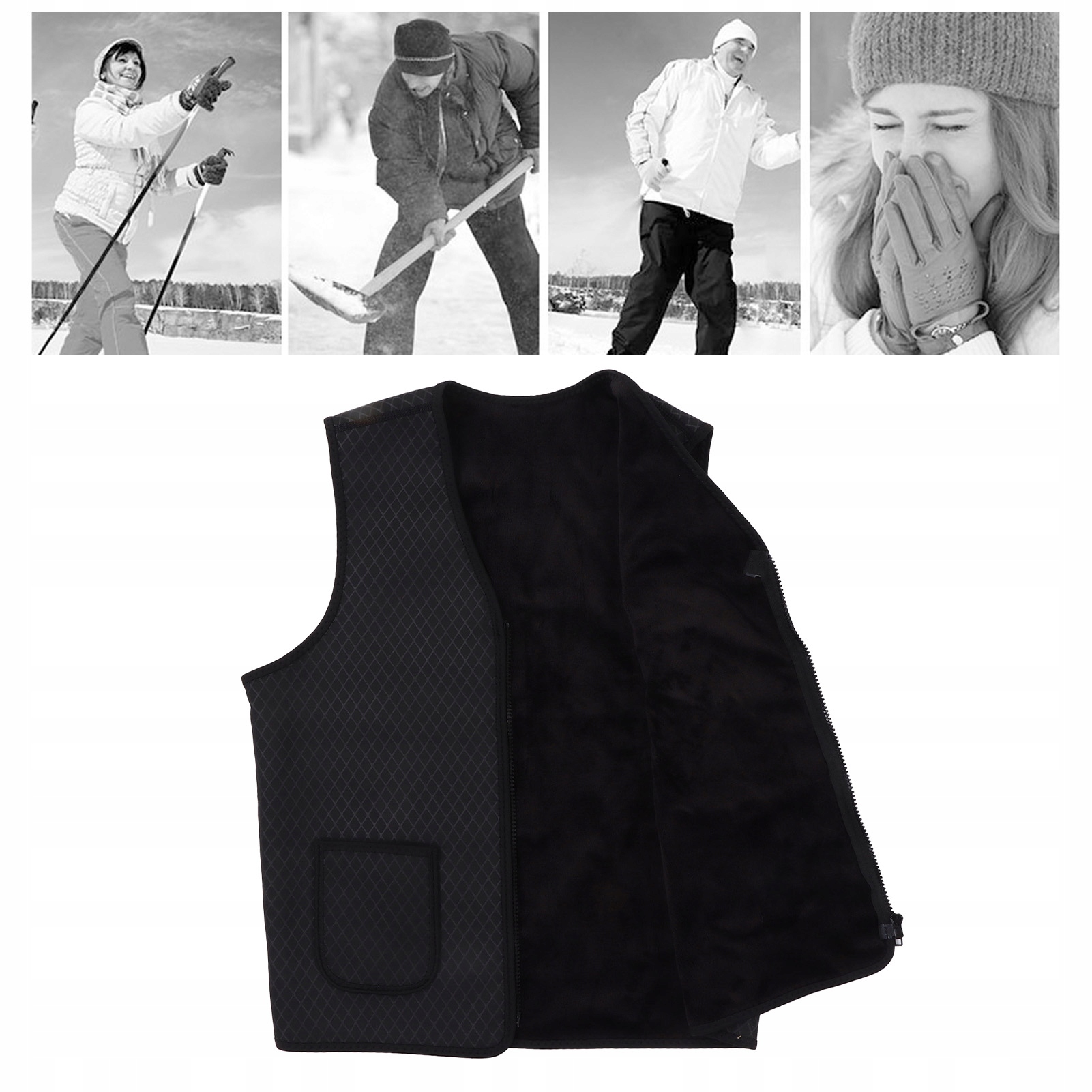 PODGRZEWANA OGRZEWANA ELEKTRYCZNA KAMIZELKA XXL Marka bez marki