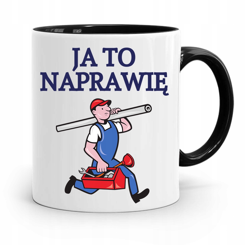 

Kubek Czarny Budowlańca Majstra Fachowca