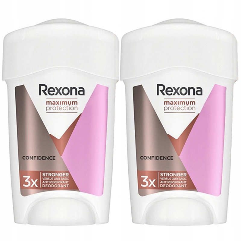 2x Rexona Maximum Protection Confidence Antiperspirant v tyčince 45 ml