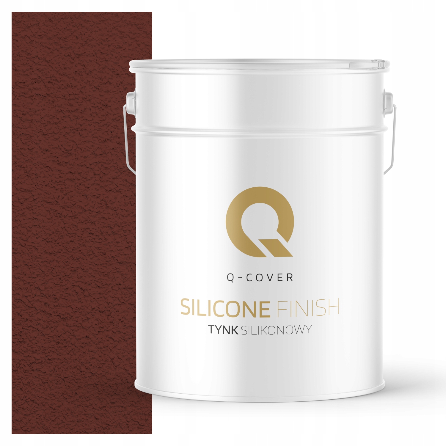 Silikonová Fasádní Omítka Hnědá Červená 15 Kg Granulace 3.0 mm Ral 8012