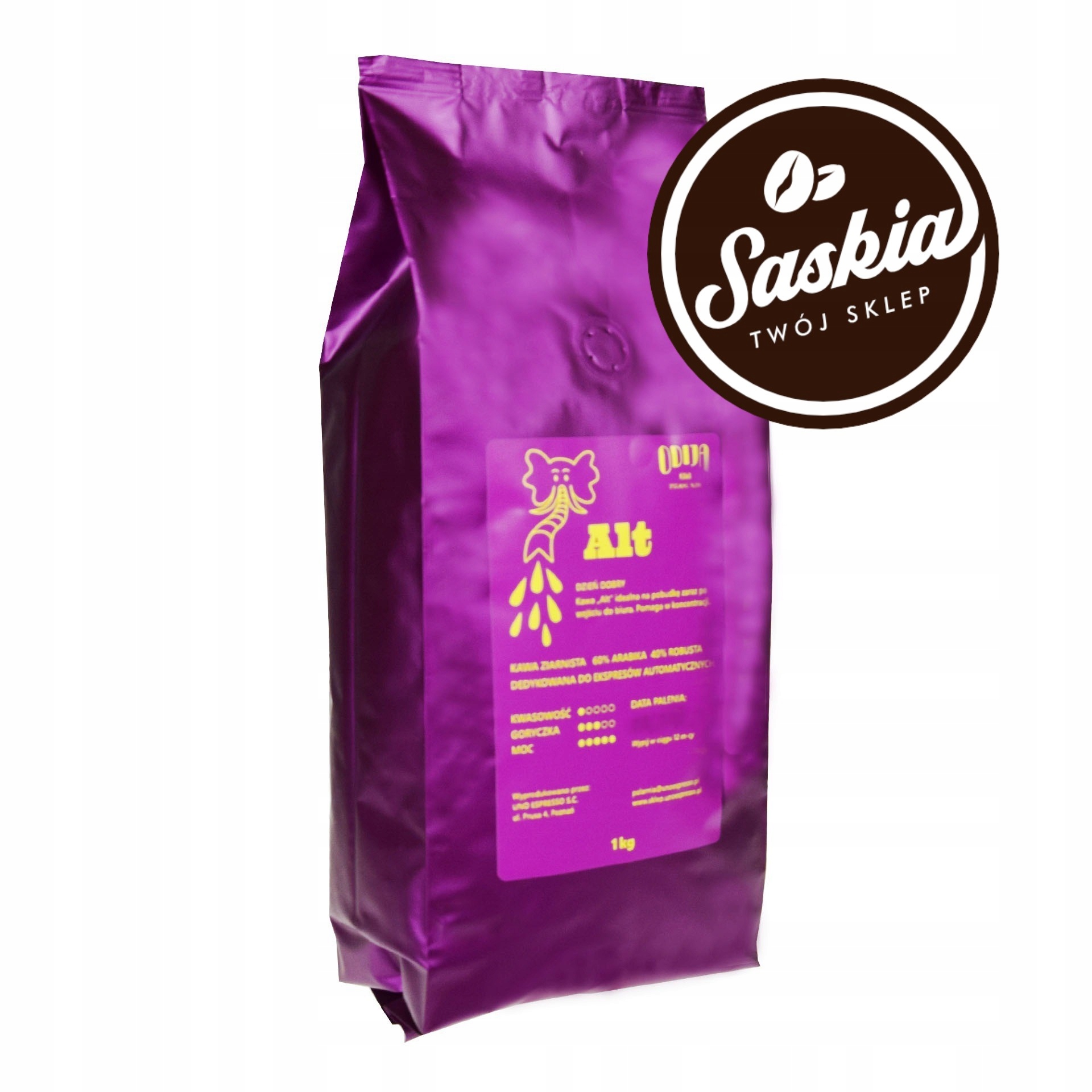 Levně Káva Alt 1 kg Odija pro kávovary Arabika a Robusta