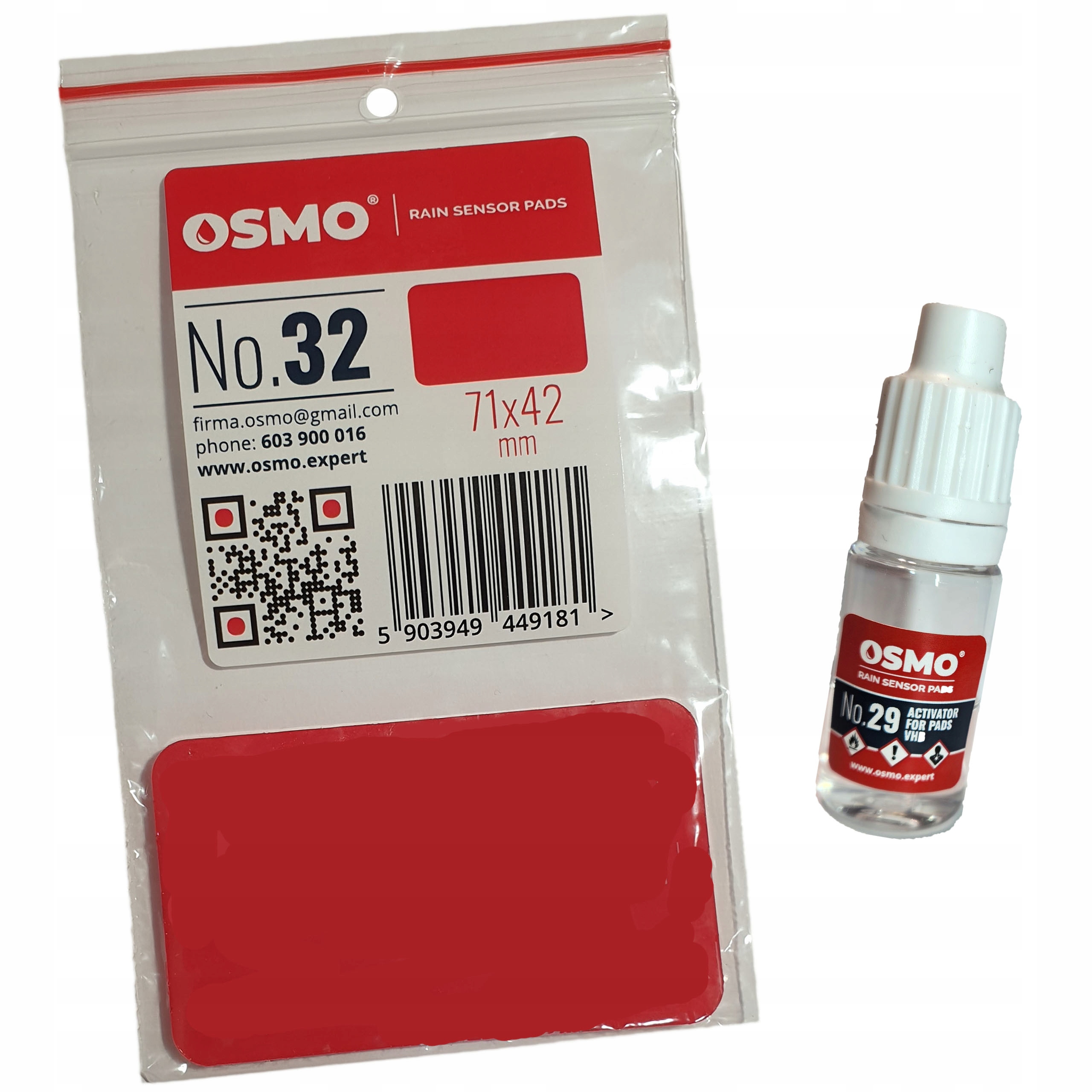 PAD ŻELKA PODKŁADKA DO CZUJNIKA DESZCZU CLASSE KLA