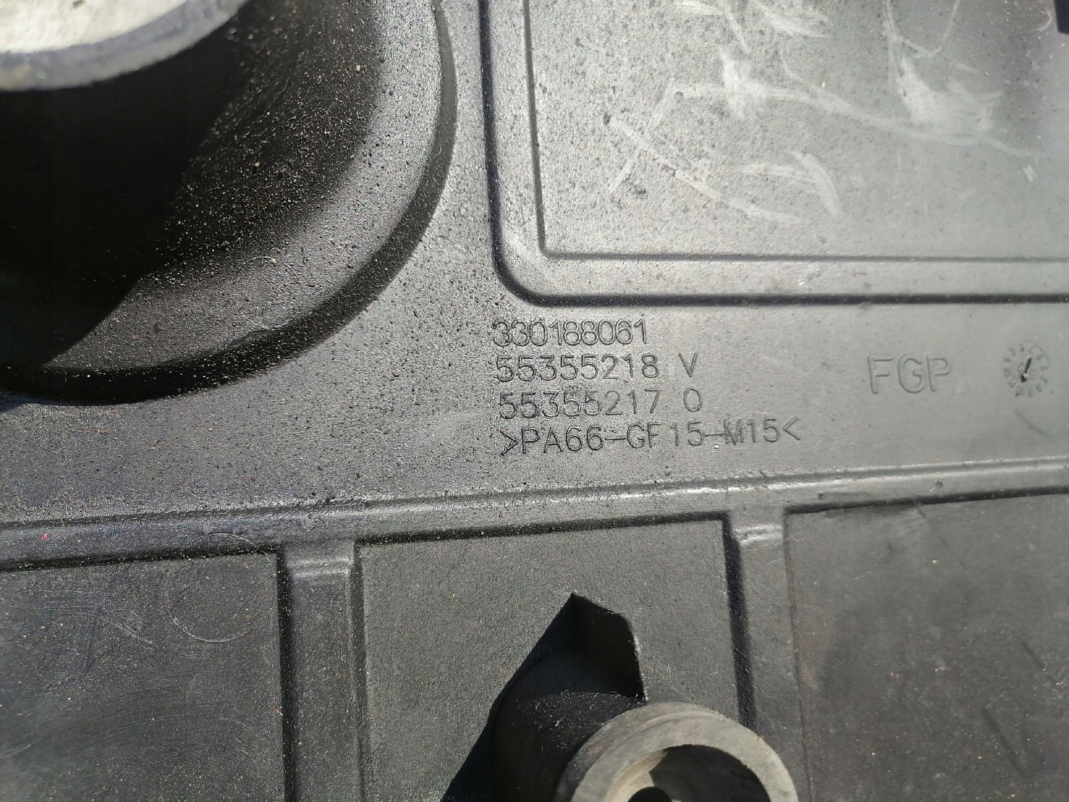 cover engine housing cover OPEL 1.7 CDTI 330188061