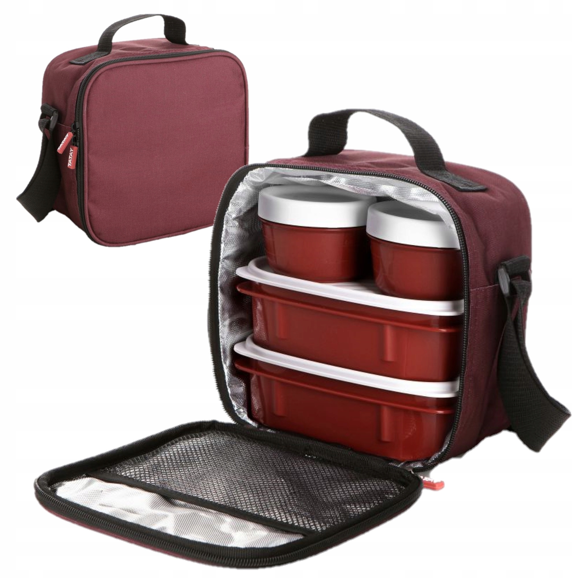 Torba Śniadaniowa do Szkoły przedszkola na Wycieczkę z pojemnikami Podrózna