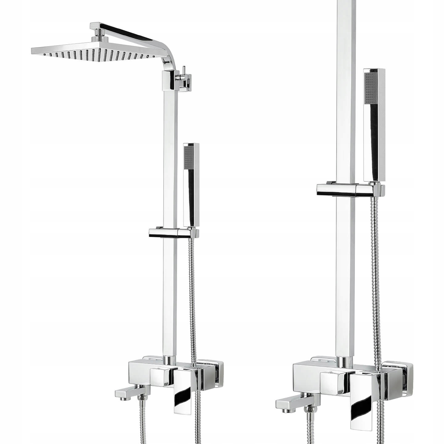 Sprchový Stĺp Bez Termostatu S Vaňovou Batériou A Výtokom