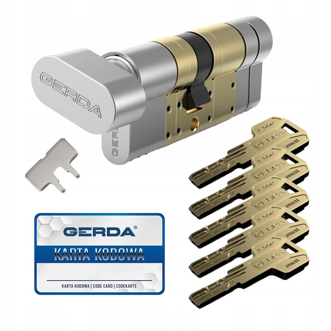 Modulární vložka Gerda Exxo Smart G30-61/30-61 Atest Kl. 6D nikl saténová