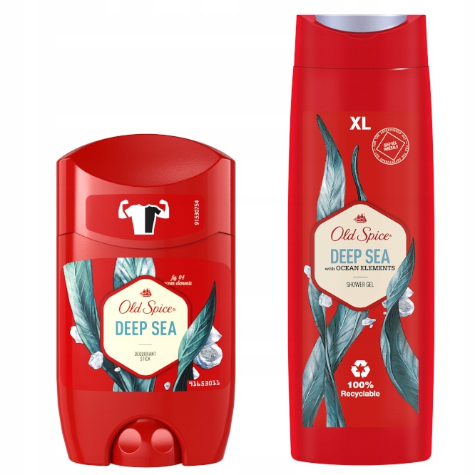 OLD SPICE DEEP SEA ZESTAW SZTYFT 50ml +ŻEL400ml