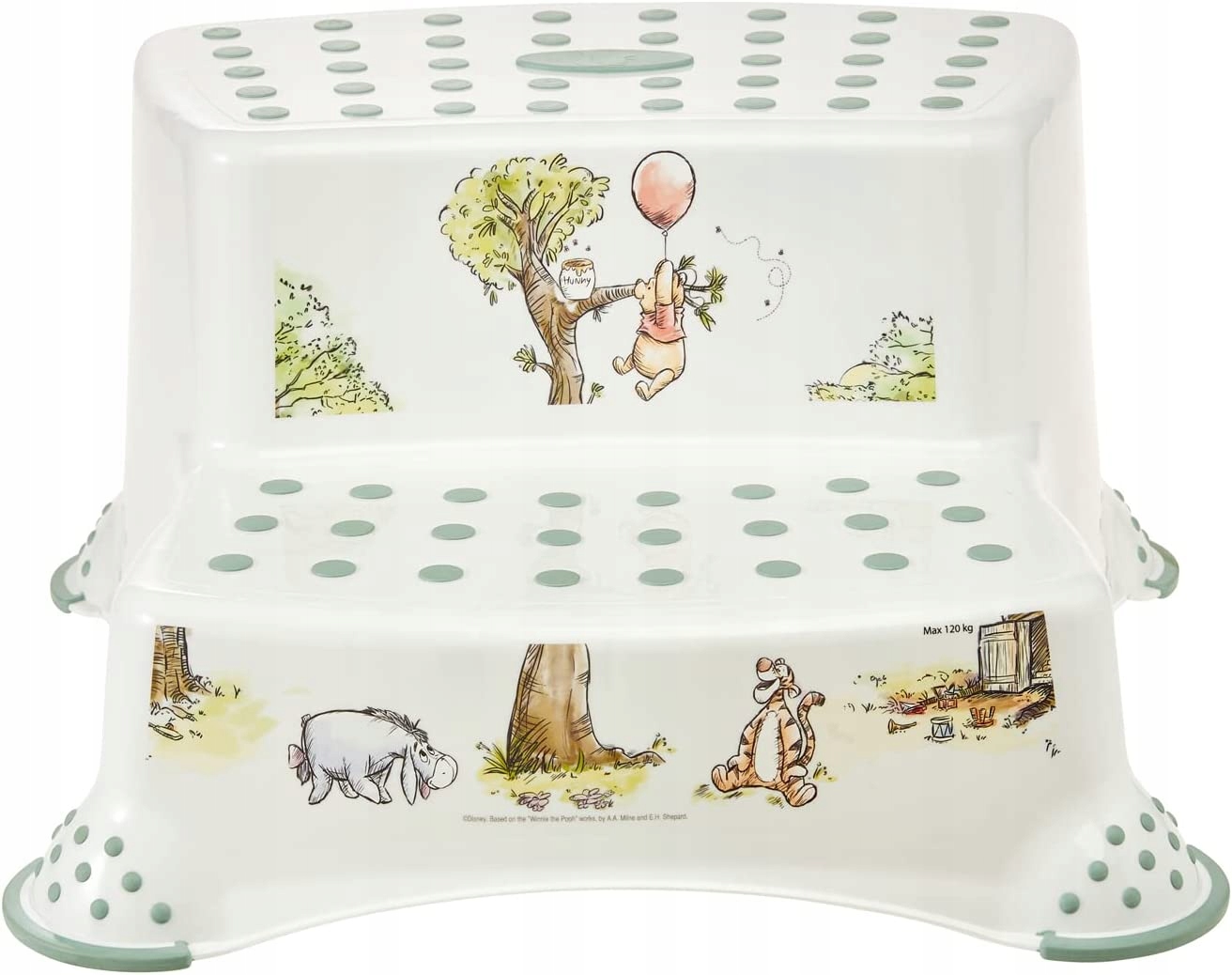KEEEPER PODEST DZIECIĘCY ANTYPOŚLIZGOWY PODNÓŻEK DWUSTOPNIOWY WINNIE POOH