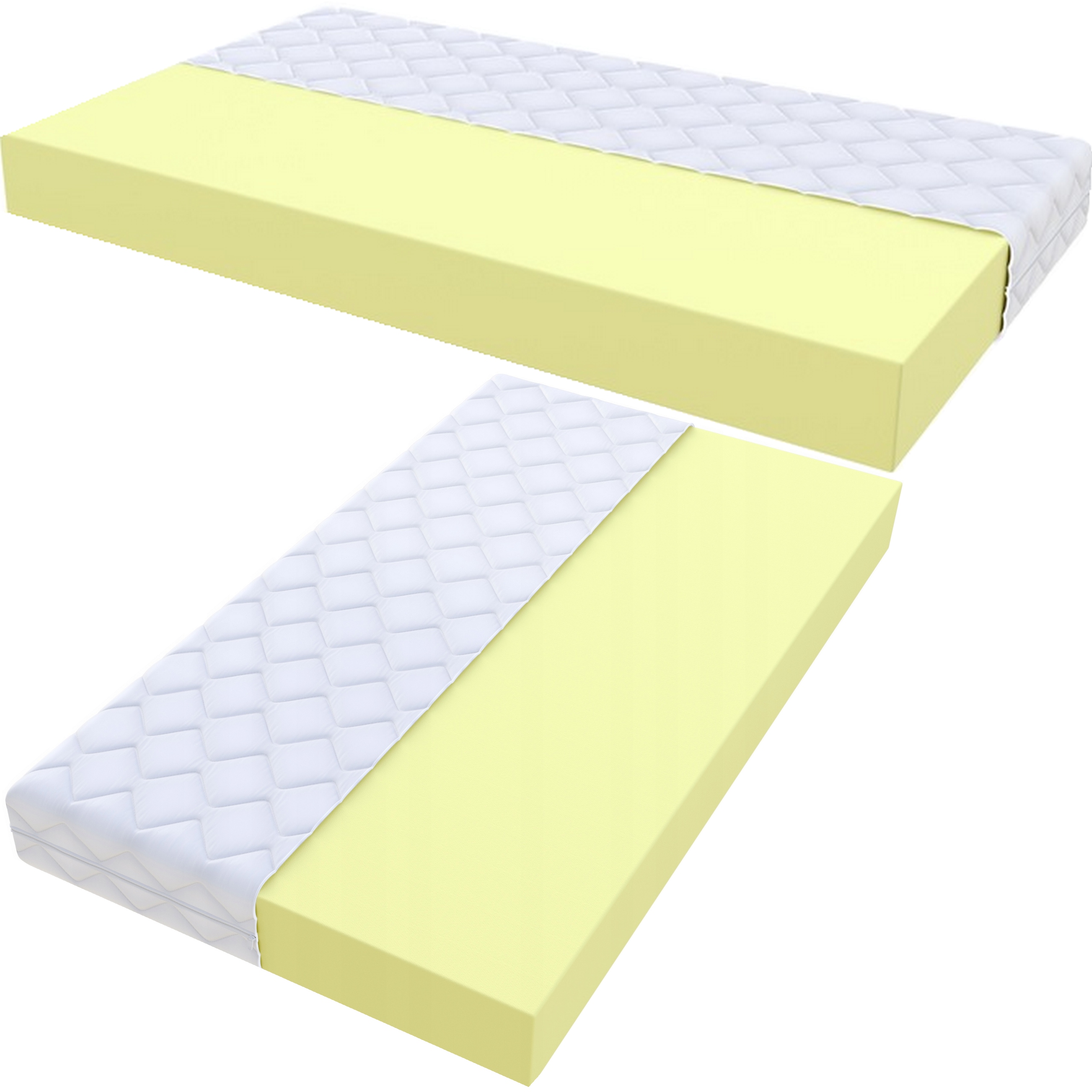 Yellow White do domu hotelu Materac 110x200 10cm H4 H4 IW00398 Polski