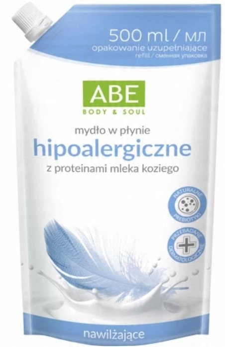 

Abe Mydło w płynie hipoalergiczne Mleko KOZIE500ml