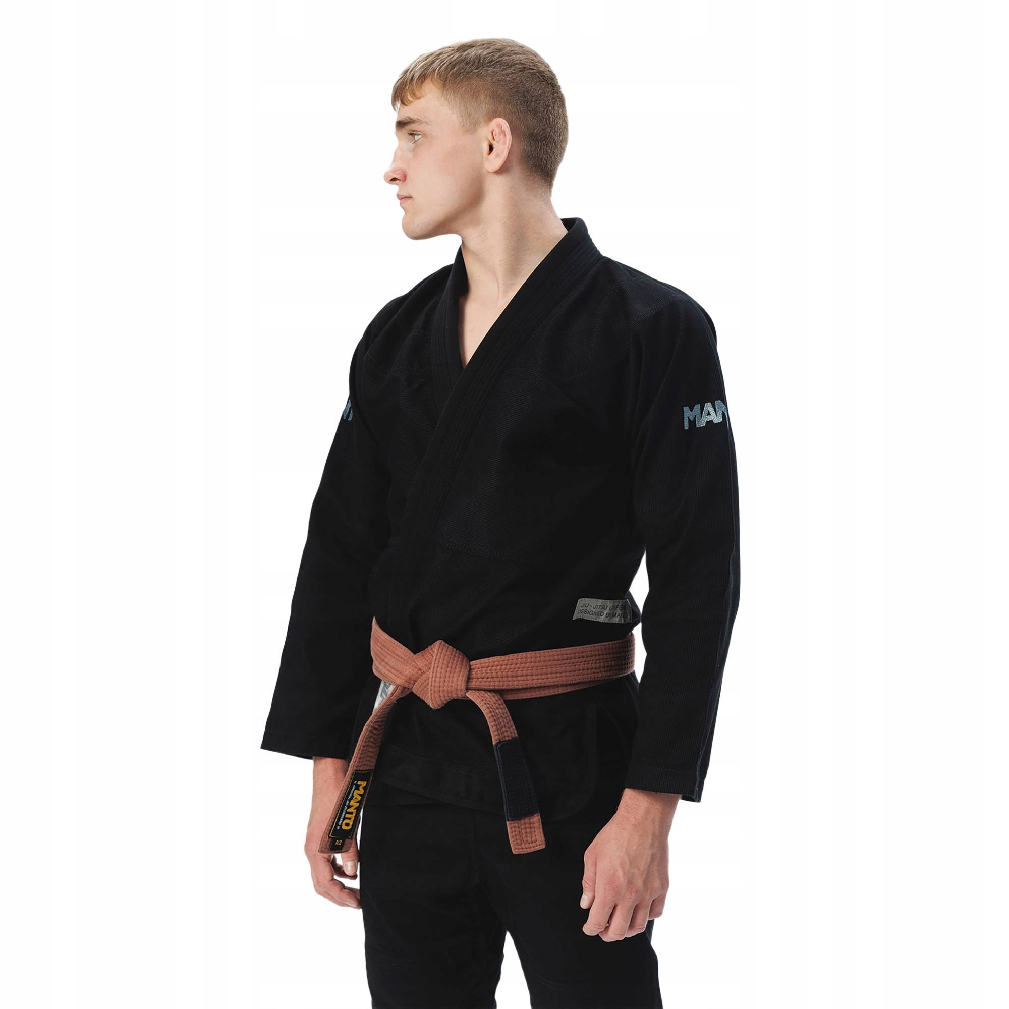 GI do brazylijskiego jiu-jitsu MANTO Rise 2.0 black A3