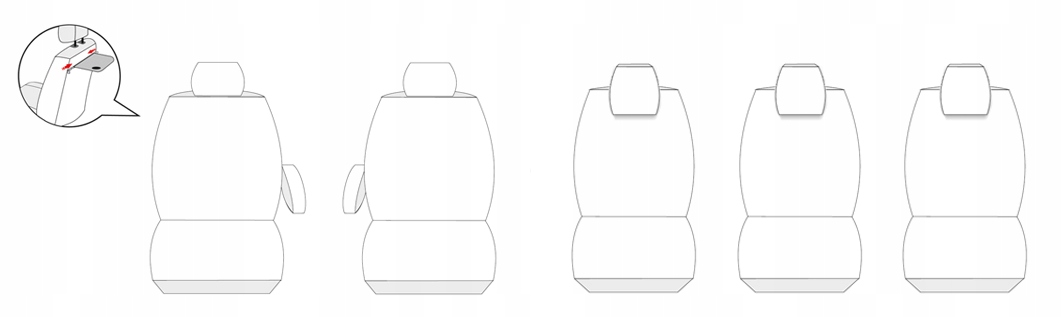 POKROWCE na MIARĘ do CITROEN BERLINGO II XTR Rodzaj Dedykowane