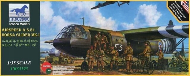 Bronco CB35195 Airspeed AS51 Horsa Glider Mk.I Letadlo Měřítko 1/35