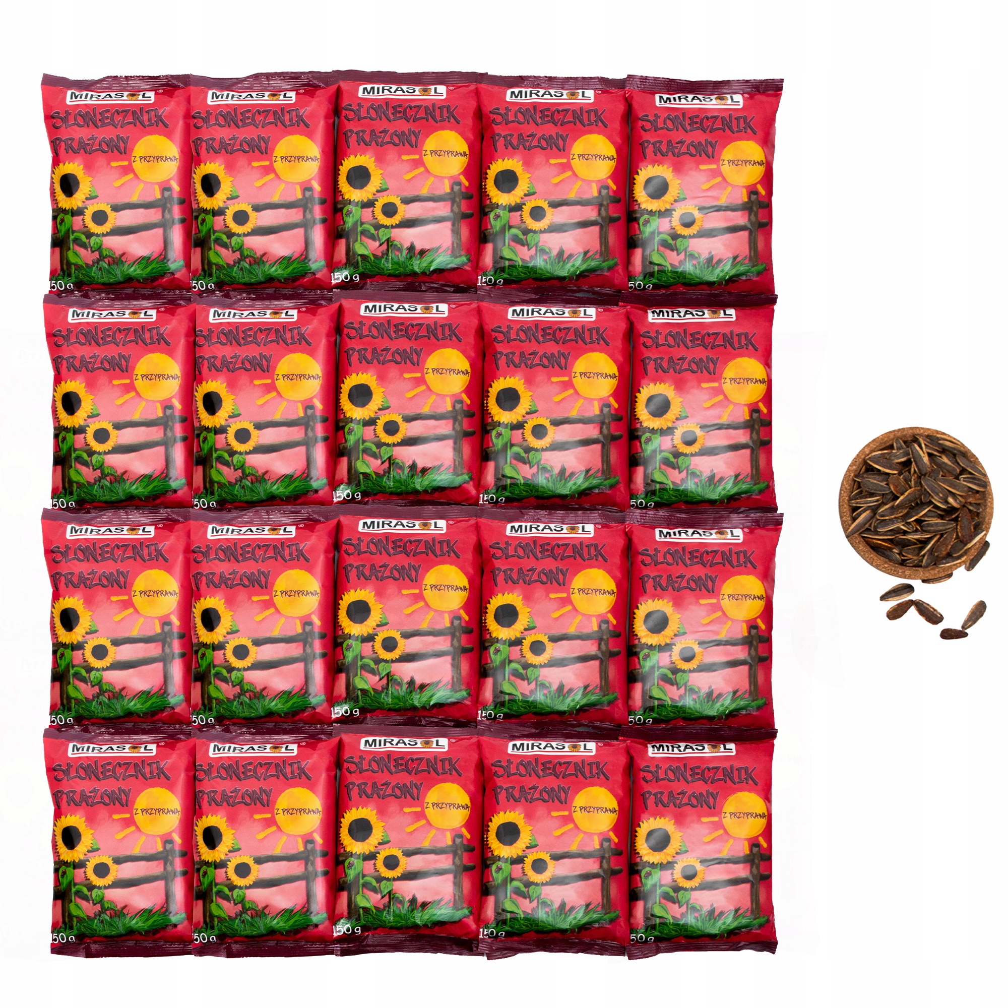 Levně Slunečnice Mirasol S Kořením 150 G Turecké Velké Pražené Zrno