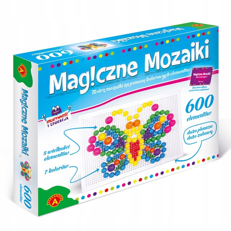 

Magiczne Mozaiki 600 elementów