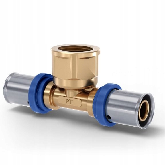 PEX Trójnik 20x3/4 GWx20 ZACISK RADOPRESS PIPELIFE