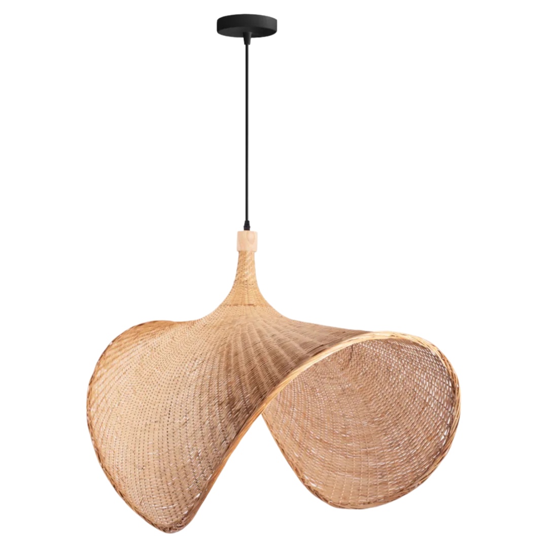 Lampa wisząca bambusowa APP1641-1CP 50 cm
