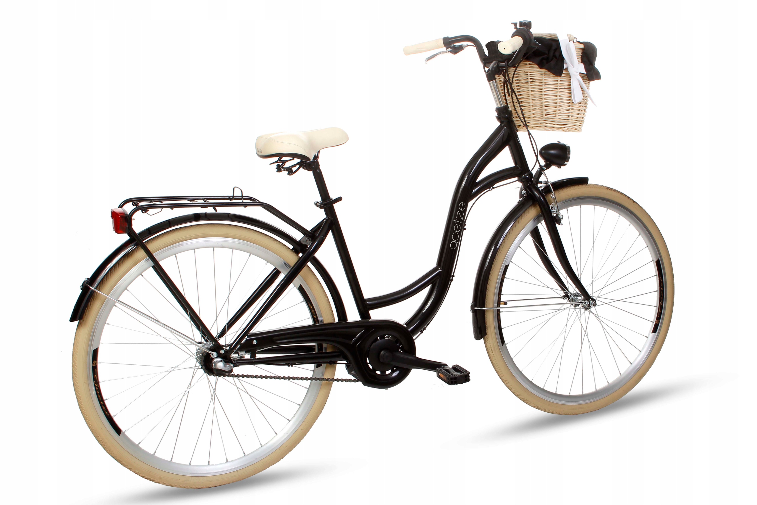 Rower miejski GOETZE Style 28 3b+kosz LEKKA DAMKA Model style283s