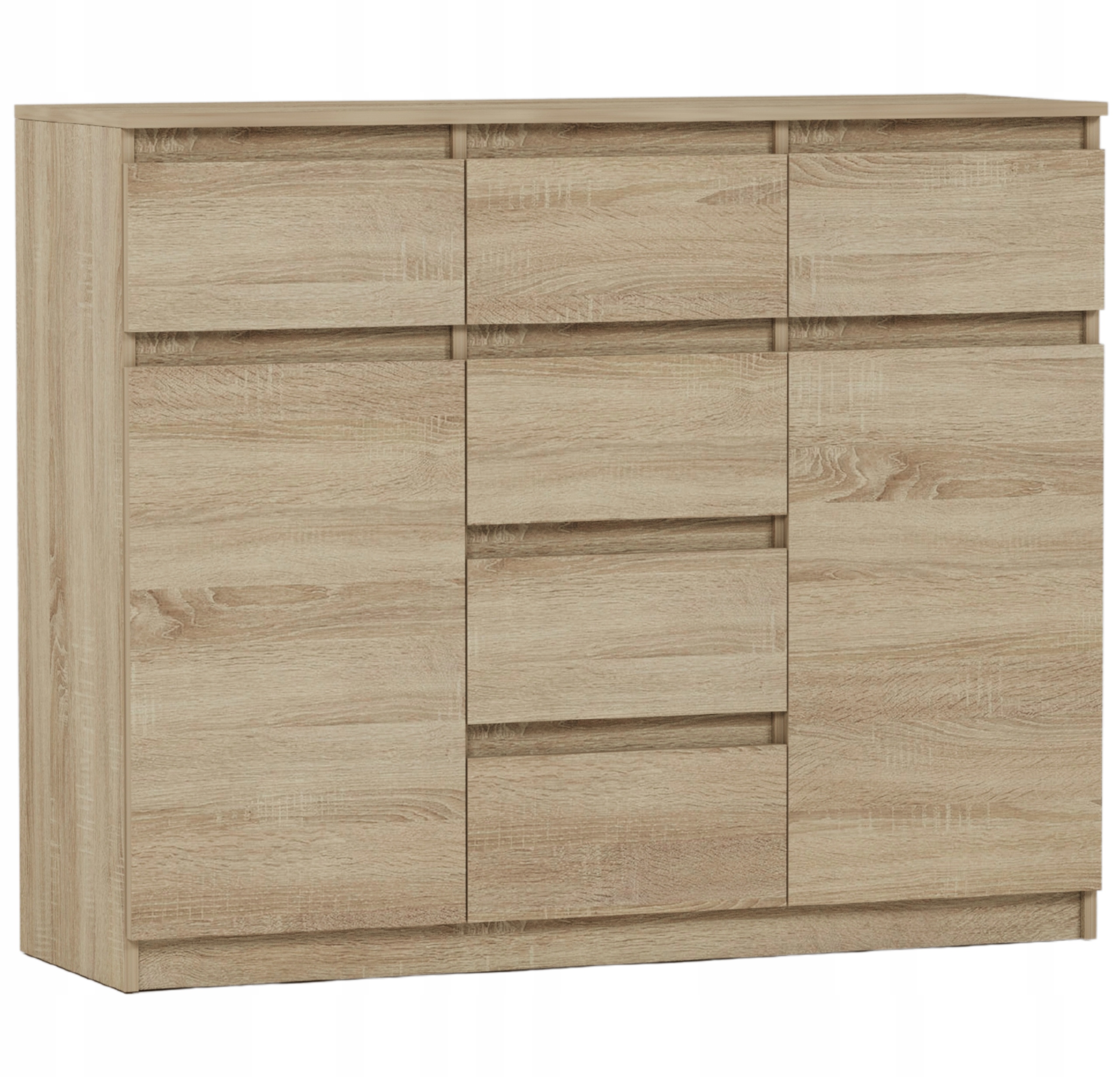 KOMODA 98CM SZAFKA 6 SZUFLAD SONOMA S62D