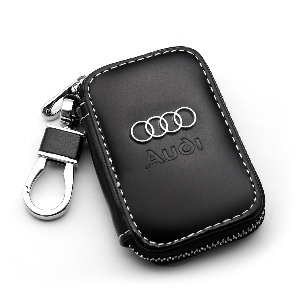 

Piękne Etui brelok na kluczyki Audi chrom Skóra