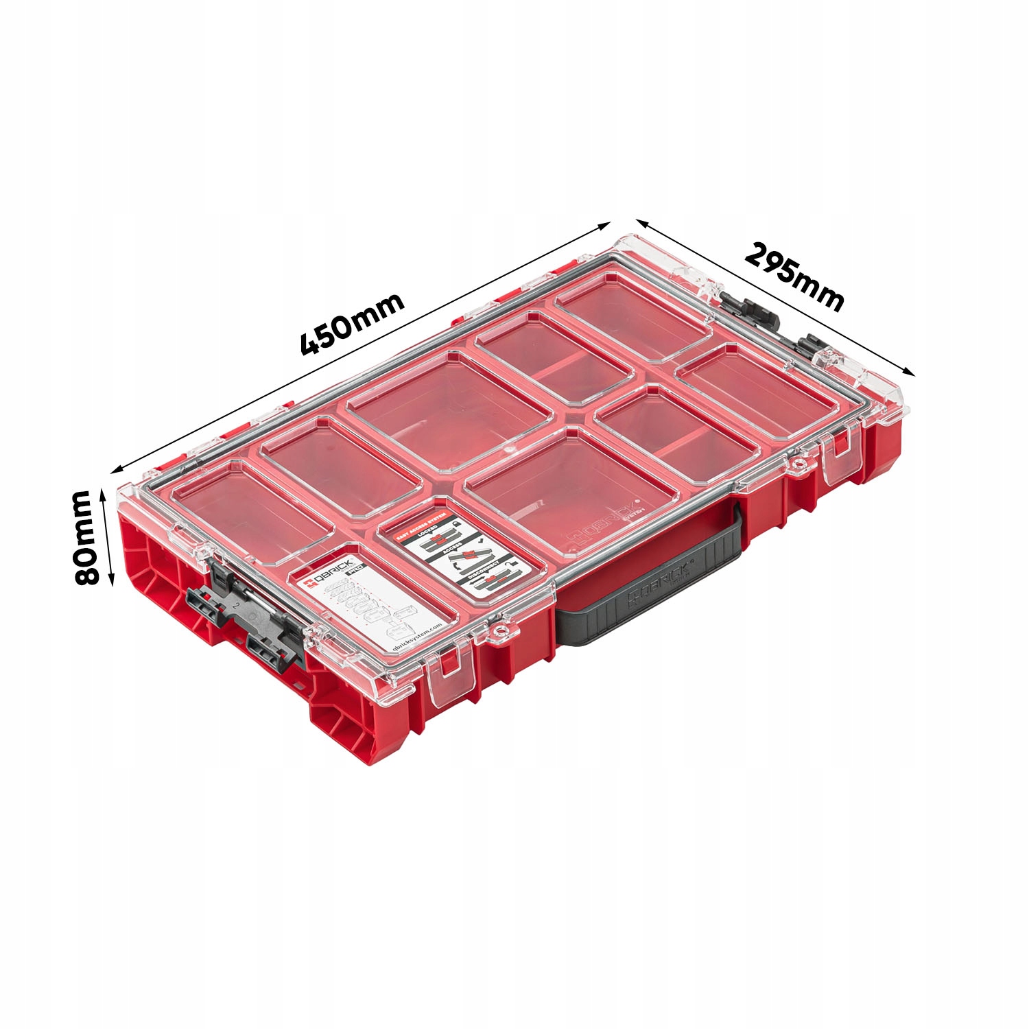 Modułowy organizer z kubełkami QBRICK RED PRO 100 Marka Qbrick
